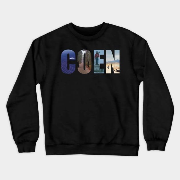 Coen Brothers - Thriller Crewneck Sweatshirt by @johnnehill